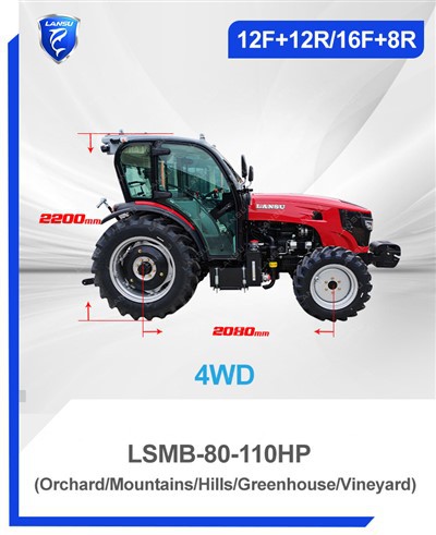LANSU Greenhouse King Cel mai bun tractor compact pentru fermierii inteligenți